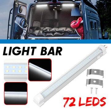 12-24V 6W LED Interior Rigid Strip Light Roof Ceiling Lamp RV Camper Trailer Caravan Van Camping