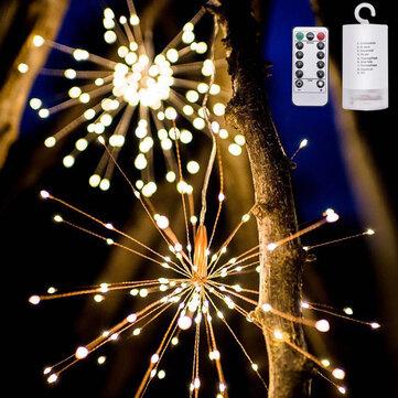 DIY Starburst Fairy Solar String lights for Garden Decoration Bouquet LED String Christmas Festive lights