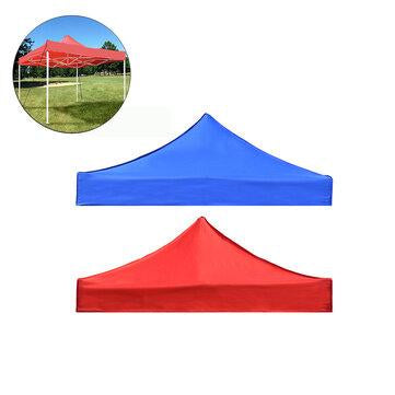 2x2m 420D Oxford Anti UV Canopy Replacement Tent Top Cover Four Corner Awning Folding Roof Sunshade Cover for Camping Garden Patio Outdoor
