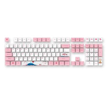 AKKO 114 Keys World Tour - Tokyo Keycap Set OEM Profile PBT Dyesub Keycaps for Mechanical Keyboard