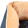Image of PaWz Deluxe Soft Pet Bed Mattress with Removable Cover Size Medium in Blue Colour