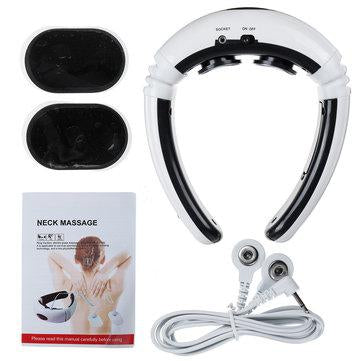 6 Modes Electric Cervical Neck Massager Body Shoulder Relax Massage Magnetic Therapy Device
