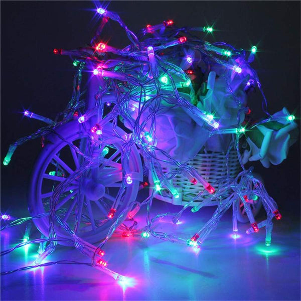 500LED 100m String Fairy Light 8 Modes Waterproof Xmas Party Wedding Curtain