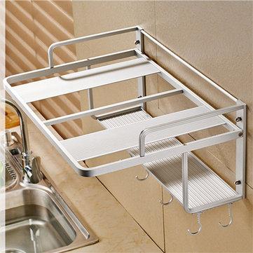 550x385x245mm Hanging Microwave Oven Stand Storage Rack Shelf Space Saving Kitchen Bracket Frame