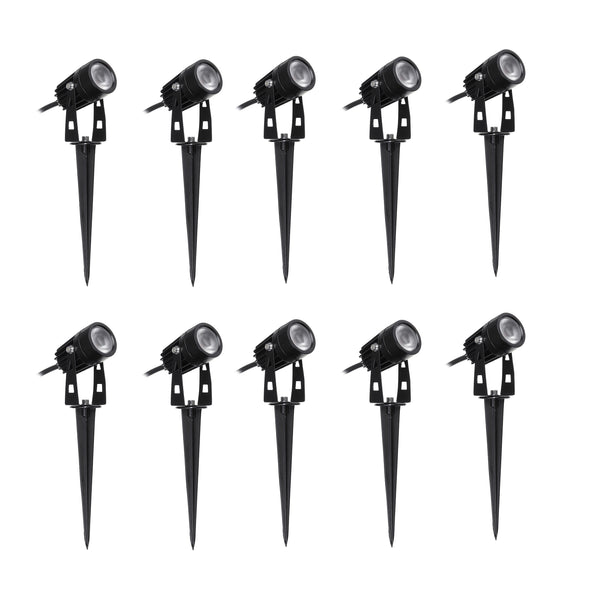 2PCS/4PCS/10PCS 5W COB LED Lawn Lamp Warm White Waterproof Garden Spotlights Landscape Yard Light AC/DC12V