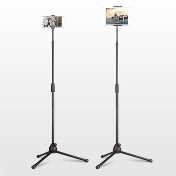 Universal Height Adjustable Mobile Phone Floor Stand Holder for Mobile Phone or Tablet between 3.5-10.5 inch