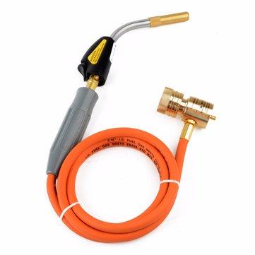 Adjustable Mapp Gas Self Ignition Plumbing Turbo Torch With Hose Solder Propane Welding For Plumbing Air Conditioning Heating