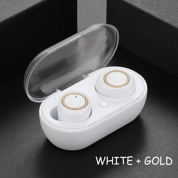 SQ-W1 TWS Wireless bluetooth 5.0 Touch Headset Stereo In-ear Mini CVC8.0 Waterproof Earphone With Mic