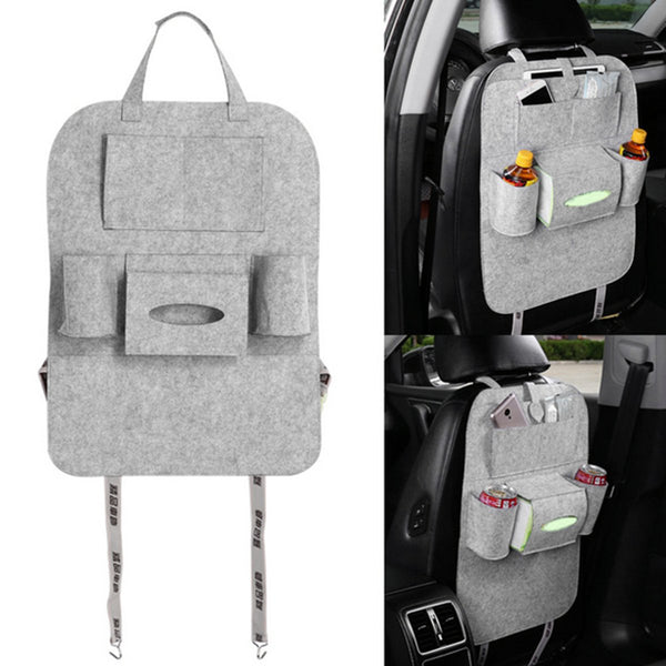 Auto Car Seat Back Hanging Multi-Pocket Storage Bag Organizer Holder Car Storage Box
