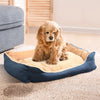 Image of PaWz Deluxe Soft Pet Bed Mattress with Removable Cover Size Large in Blue Colour