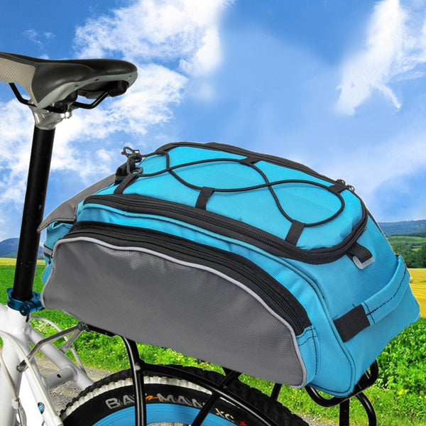 BIKIGHT 13L Bike Luggage Bag Multi-purpose Durable Shoulder Handbag Cycling Pannier Rear Rack Bag