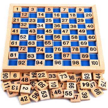 Montessori Mathematics Material Child Learning Wooden Educationa Number 1 to 100