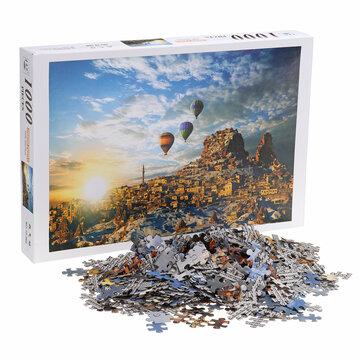 1000 Pieces Jigsaw Puzzle Toy DIY Assembly Paper Puzzle Building Landscape Educational Toy