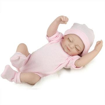 DOLL Reborn Silicone Handmade Lifelike  Girl Baby Doll Realistic Newborn Toy