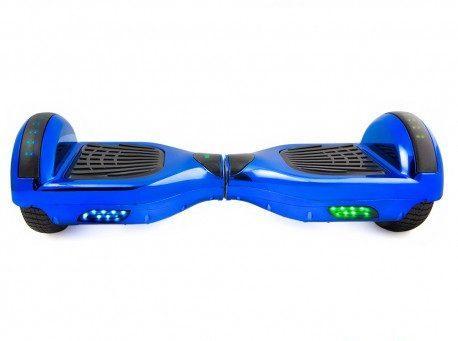 Electric Hoverboard, Self Balancing Scooter 6.5″- Blue+LED lights Style [Free Carry Bag & Bluetooth]