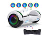 Image of Hoverboard Electric Scooter 6.5 inch – White + LED lights [Free Carry Bag & Bluetooth]