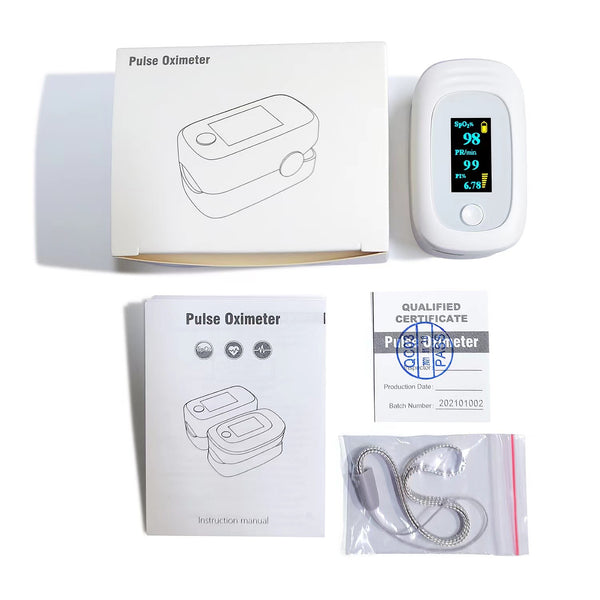 Portable Oximeter Oxygen Monitor with Bluetooth Tracker