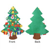 Image of DIY Felt Christmas Tree Set with 30 Ornaments
