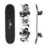 Image of Skateboards NZ AD Simple Not Simple White Skateboard Russian Maple Wood