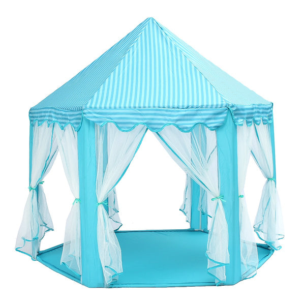 Portable Princess Castle Play Tent Activity Fairy House Fun Play House Toy 55.1x55.1x53.1 Inch