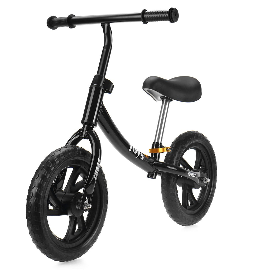 12 inch Kids Bike No Pedal Toddler Balance Bike Children Scooter Bicycle For 2/3/4/5 Year Old Beginner Rider Training