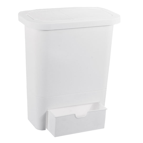 Wall-mounted Sliding Lid Trash Can Kitchen Door Hanging Garbage Storage Bucket Stovetop Waste Bin for Office Home Bathroom Kitchen