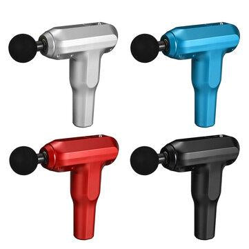 3300r/min 6 Gear 30 Speed Massage Therapy Vibration Deep Tissue Electric Massager Percussion Massager Device with 4 Massage Head