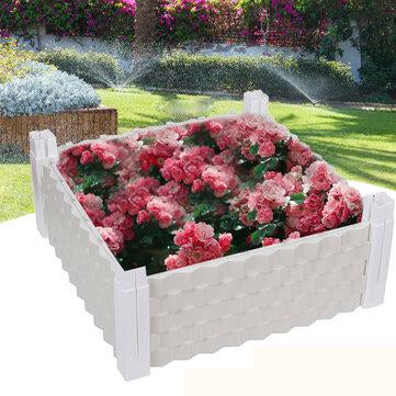 Planting Box Balcony Vegetable Rectangular Family Roof Vegetable Garden Equipment Planting Flowers Potted Plastic Flower Pot