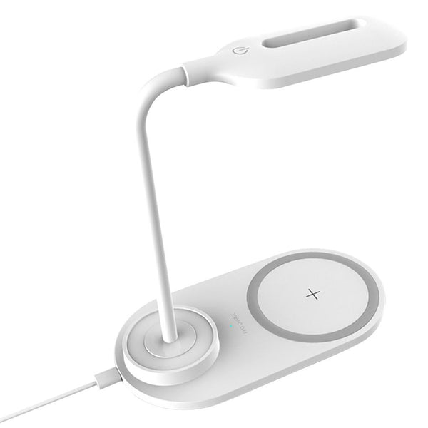 Bakeey 2 in 1 Multi-Function Table Lamp Home Lighting Fast Charging Wireless Charger 10W Power 3 Colors QI-compliant for iPhone11 Pro XR X