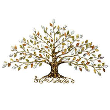 Tree Of Life Metal Wall Painting Art Hanging Pictures for Home Decoration Living Room Abstract Wall Poster Ornament