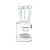 Image of Double Cereal Dispenser Dry Food Storage Container Dispense Machine White