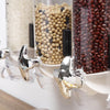 Image of Wall Mounted Triple Cereal Dispenser Dry Food Storage Container Dispense Machine