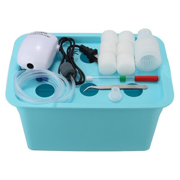 220V Home Hydroponic Seedling Box 6 holes Pots Indoor Garden Box Soilless for Plants Growing