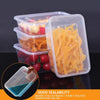 Image of 500 Pcs 1000ml Take Away Food Platstic Containers Boxes Base and Lids Bulk Pack