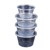 Image of 100 Pcs 750ml Take Away Food Platstic Containers Boxes Base and Lids Bulk Pack