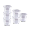 Image of 100 Pcs 800ml Take Away Food Platstic Containers Boxes Base and Lids Bulk Pack