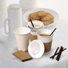 Image of 440 Pcs 12oz Disposable Takeaway Coffee Paper Cups Triple Wall Take Away w Lids