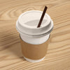 Image of 440 Pcs 12oz Disposable Takeaway Coffee Paper Cups Triple Wall Take Away w Lids