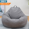 Image of Extra Large Bean Bag Chair Lazy Sofa Cover Indoor Outdoor Game Seat BeanBag