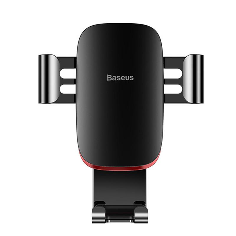 Baseus Metal Gravity Auto Lock Car Mount Air Vent Holder Stand for iPhone 8 Mobile Phone