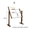 Image of S/M/LCross Stitch Frame Hoop Embroidery Rack Adjustable Wooden Stand Desktop  U
