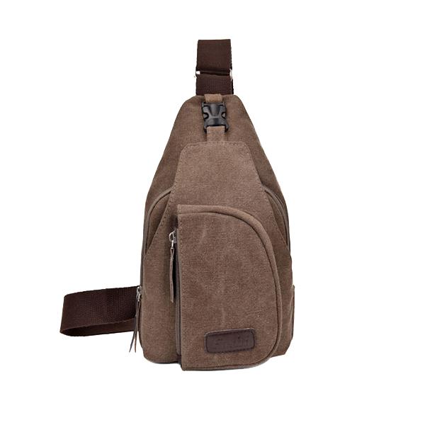 Vintage Style Men Canvas Shoulder Casual School Messenger Travel Bag Crossbody