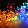 Image of 30 LED Solar Powered Fairy String Flower Lights In/Outdoor Garden Birthday Party