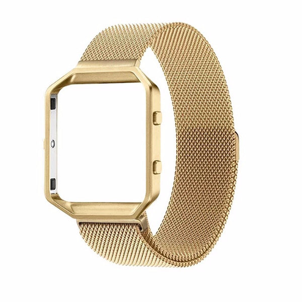 185mm Stailess Frame Stailess Strap Wristband for Fitbit Blaze Smart Fitness Watch Small Size