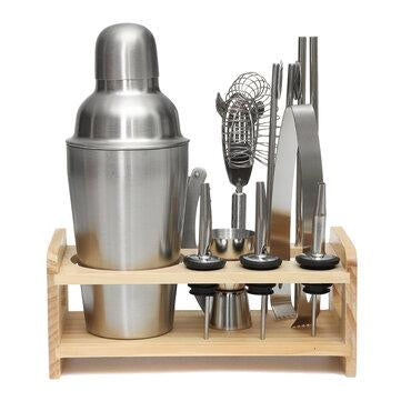 12Pcs 750ML Cocktail Shaker Maker Mixer Spirit Bar Drink Martini Bartender