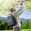 Image of Waterproof Mummy Nappy Diaper Bag Baby Travel Changing Nursing Backpack Blue