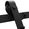 Image of 2.44M Antique Classic Style Single Sliding Barn Door Hardware Track Roller Kit