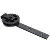 Image of 2.44M Antique Classic Style Single Sliding Barn Door Hardware Track Roller Kit