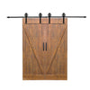 Image of 3M Antique Classic Style Single Sliding Barn Door Hardware Track Roller Kit