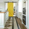 Image of 2M Antique Classic Style Single Sliding Barn Door Hardware Track Roller Kit